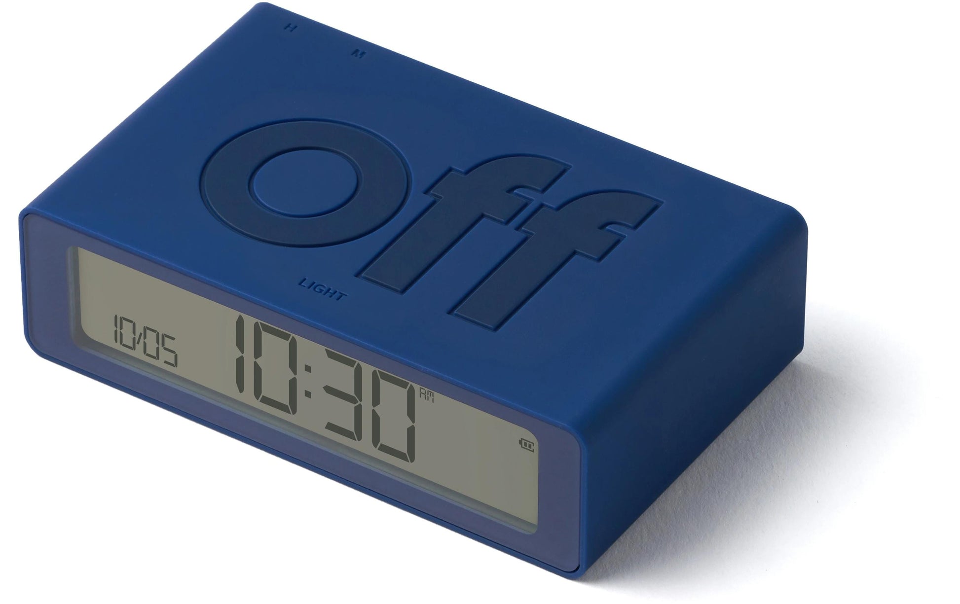 Lexon Digitalwecker – USB, 8 × 2,3 × 4,9 cm, dunkelblau