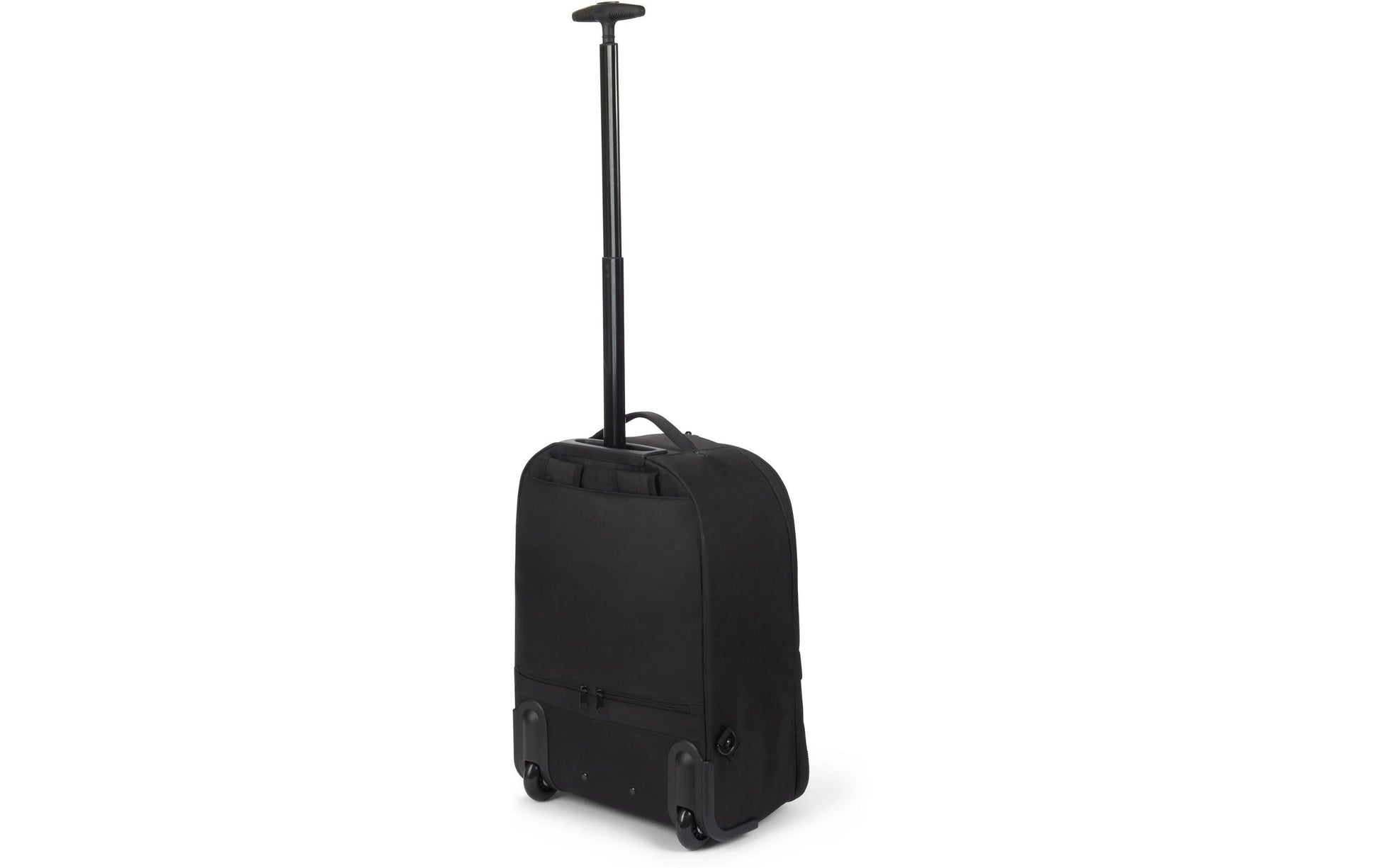 DICOTA Notebook-Rucksack bis 16" – mit Rollen, Teleskopgriff – Schwarz