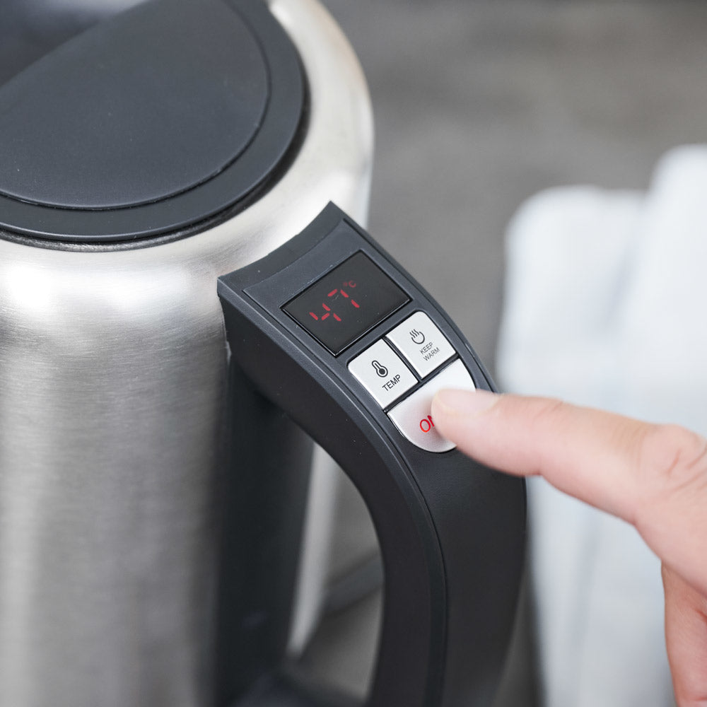 Gastroback Wasserkocher – 1 l, mit Temperaturwahl, Warmhaltefunktion, Edelstahl