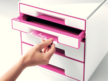 Leitz Aufbewahrungsbox – Pink, Weiss, Kunststoff (Polystyrol)