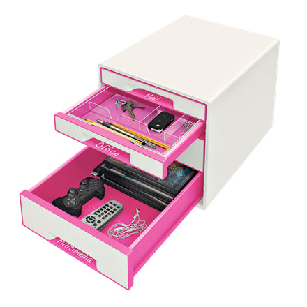 Leitz Aufbewahrungsbox – Pink, Weiss, Kunststoff (Polystyrol)