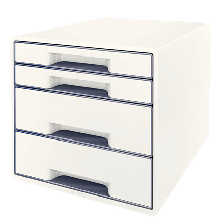 Leitz WOW Cube Aufbewahrungsbox – weiss, Kunststoff (PS)