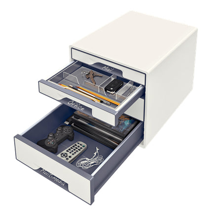 Leitz WOW Cube Aufbewahrungsbox – weiss, Kunststoff (PS)