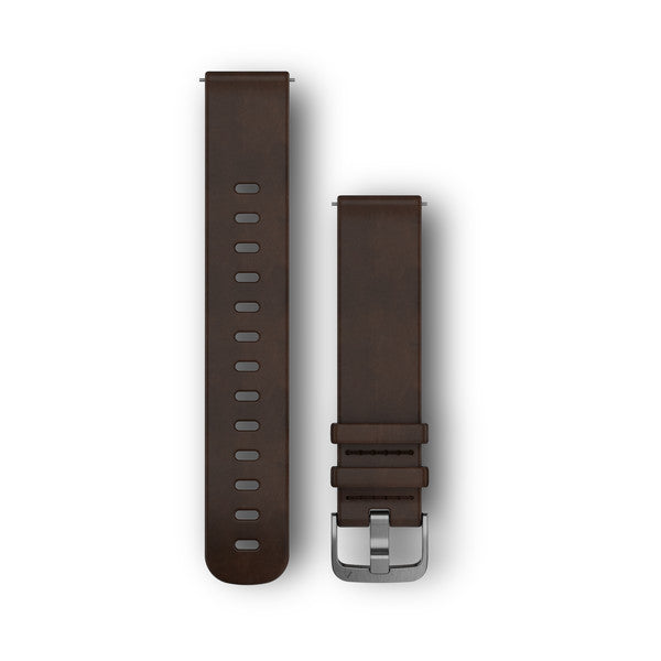 Garmin Quick Release Band – Armband – für Forerunner 645, Vivoactive 3, vívomove HR, Dunkelbraun, 138–215 mm