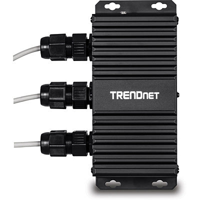TRENDnet TI-EU120 PoE-Midspan – 64 W, PoE/PoE+/UPoE, 3× RJ-45