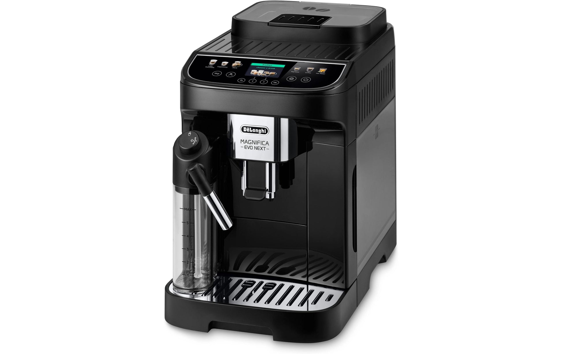 De’Longhi Magnifica Evo Next Kaffeevollautomat – 15 bar, 1,9 l, 250 g, Schwarz