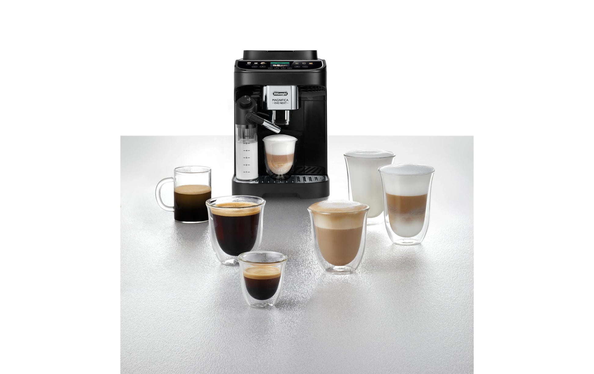 De’Longhi Magnifica Evo Next Kaffeevollautomat – 15 bar, 1,9 l, 250 g, Schwarz
