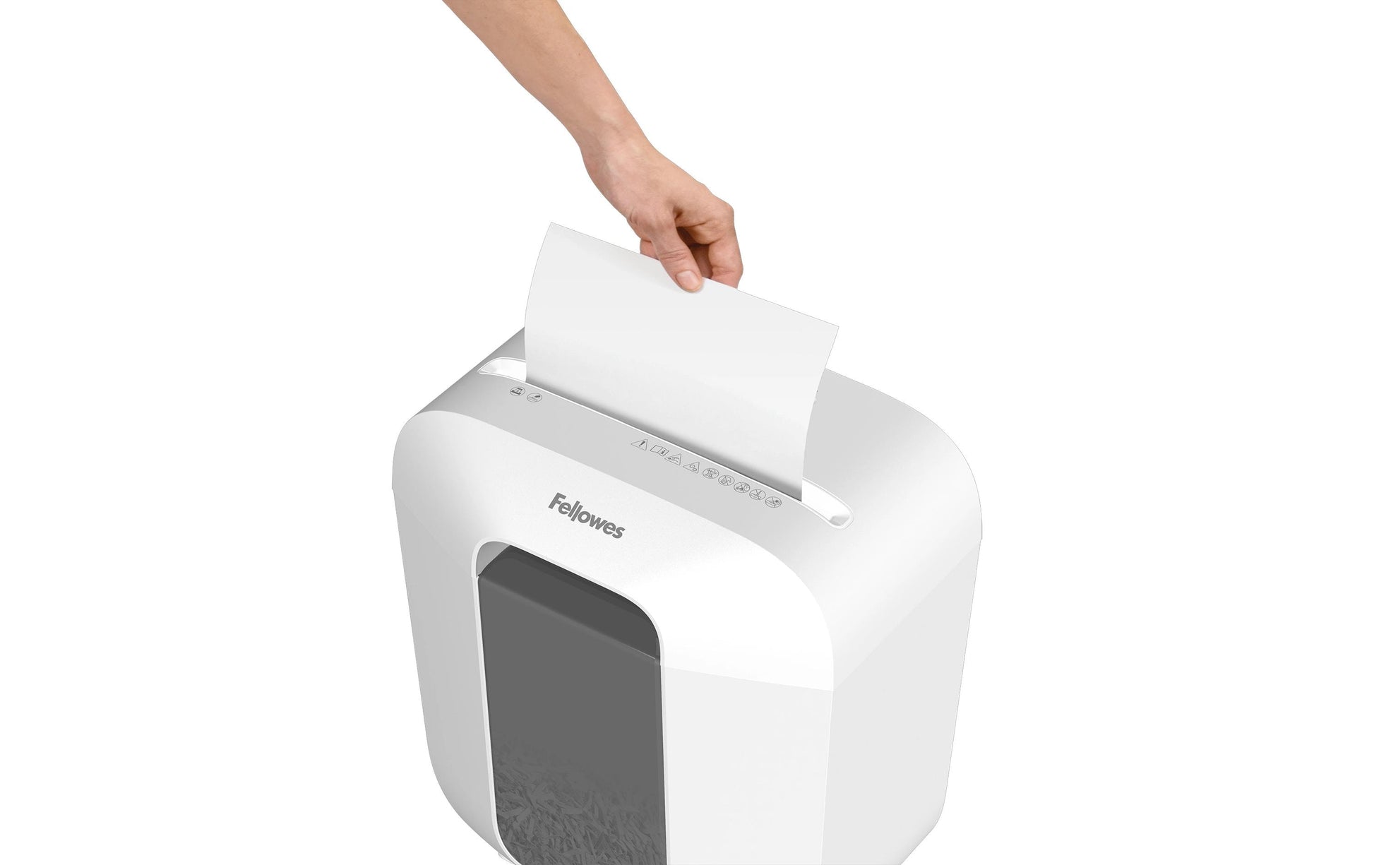 Fellowes LX25 – Aktenvernichter, DIN P-4, Partikelschnitt 4 × 37 mm, 6 Blatt, 11,5 l