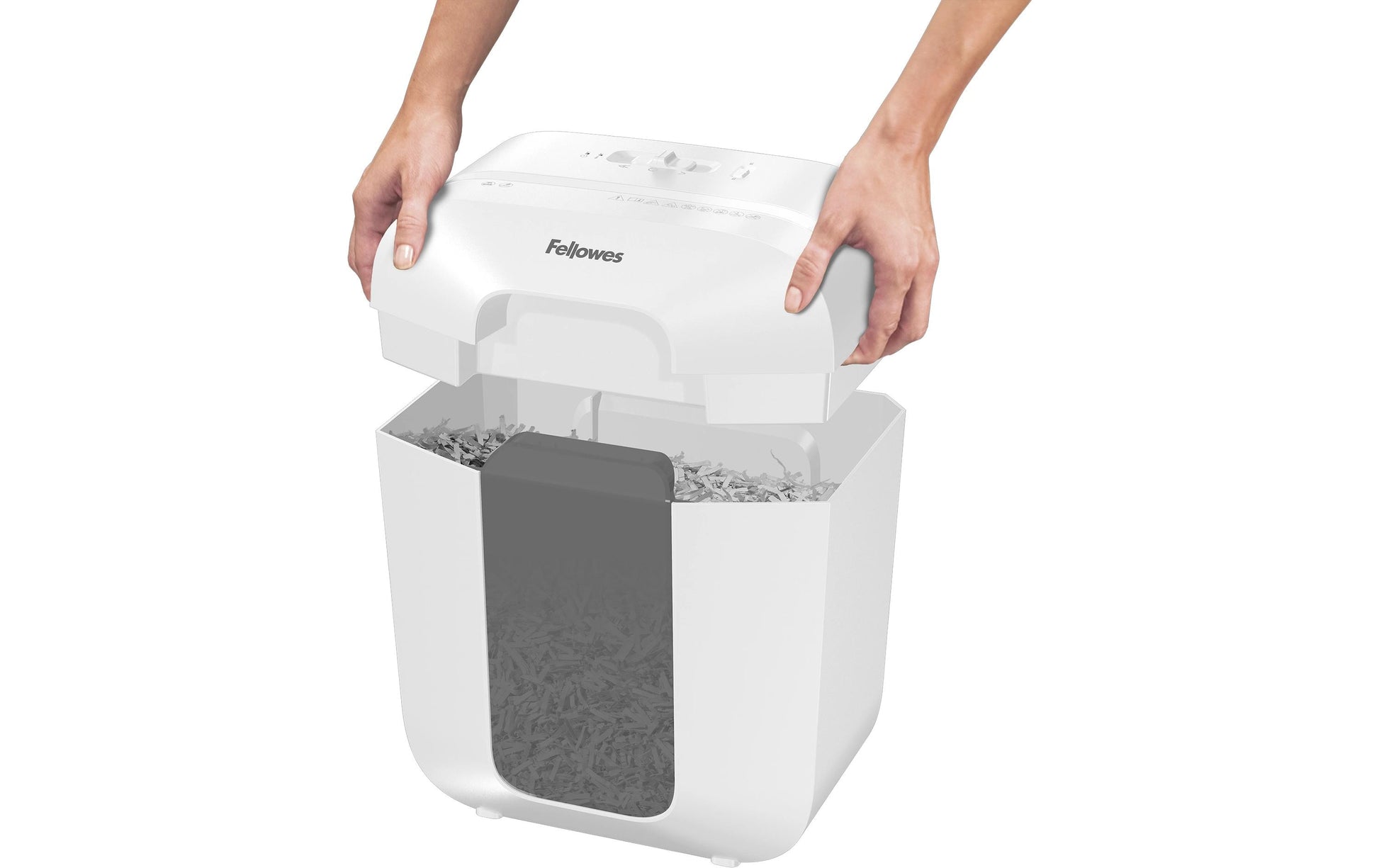 Fellowes LX25 – Aktenvernichter, DIN P-4, Partikelschnitt 4 × 37 mm, 6 Blatt, 11,5 l