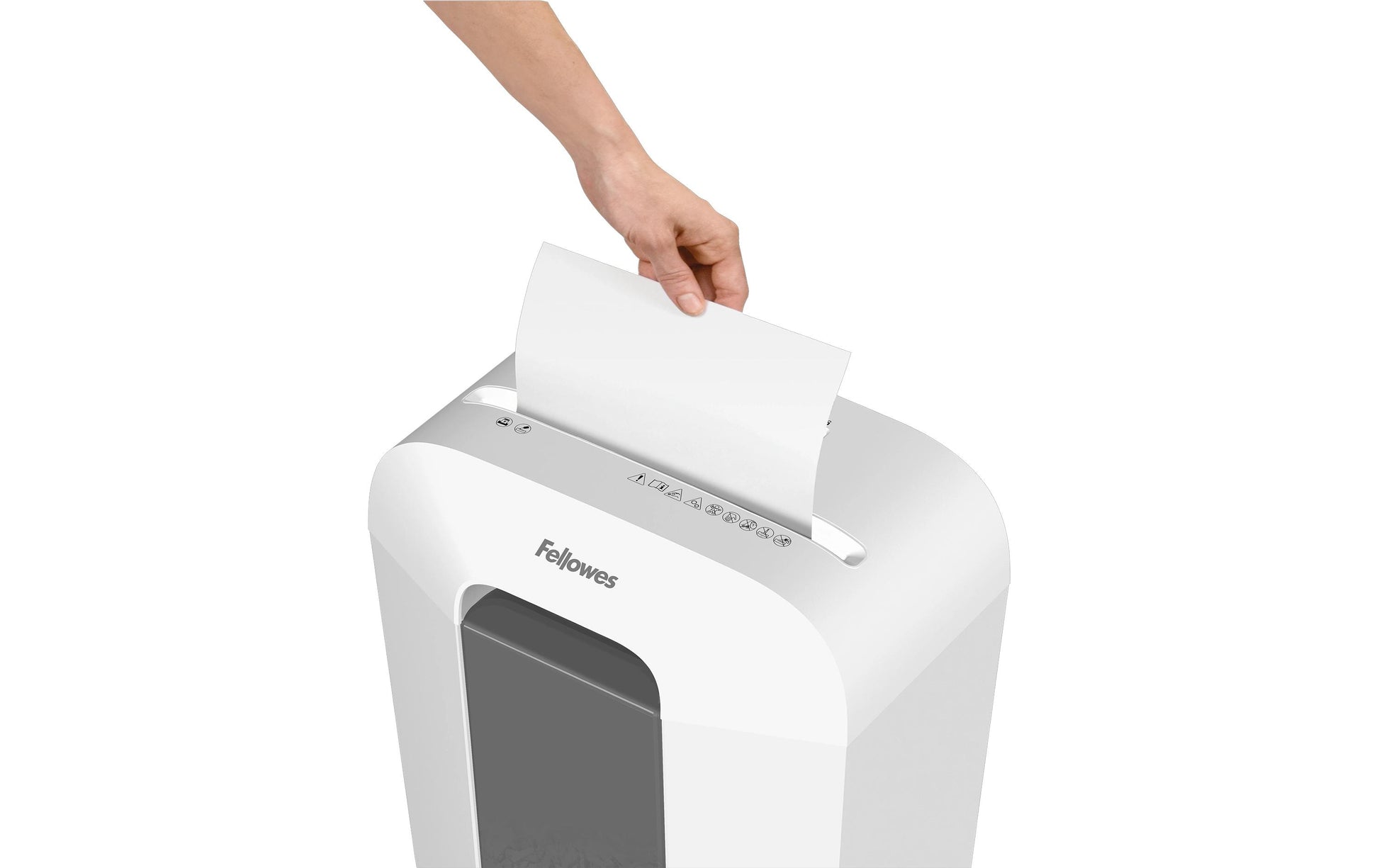 Fellowes LX50 – Aktenvernichter, DIN P-4, Partikelschnitt 4 × 37 mm, 9 Blatt, 17 l