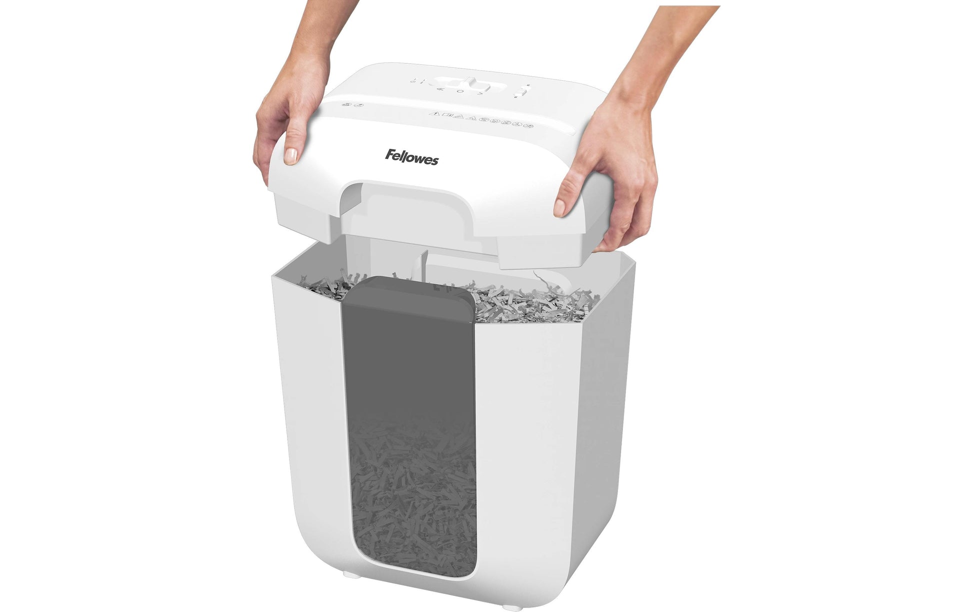 Fellowes LX50 – Aktenvernichter, DIN P-4, Partikelschnitt 4 × 37 mm, 9 Blatt, 17 l