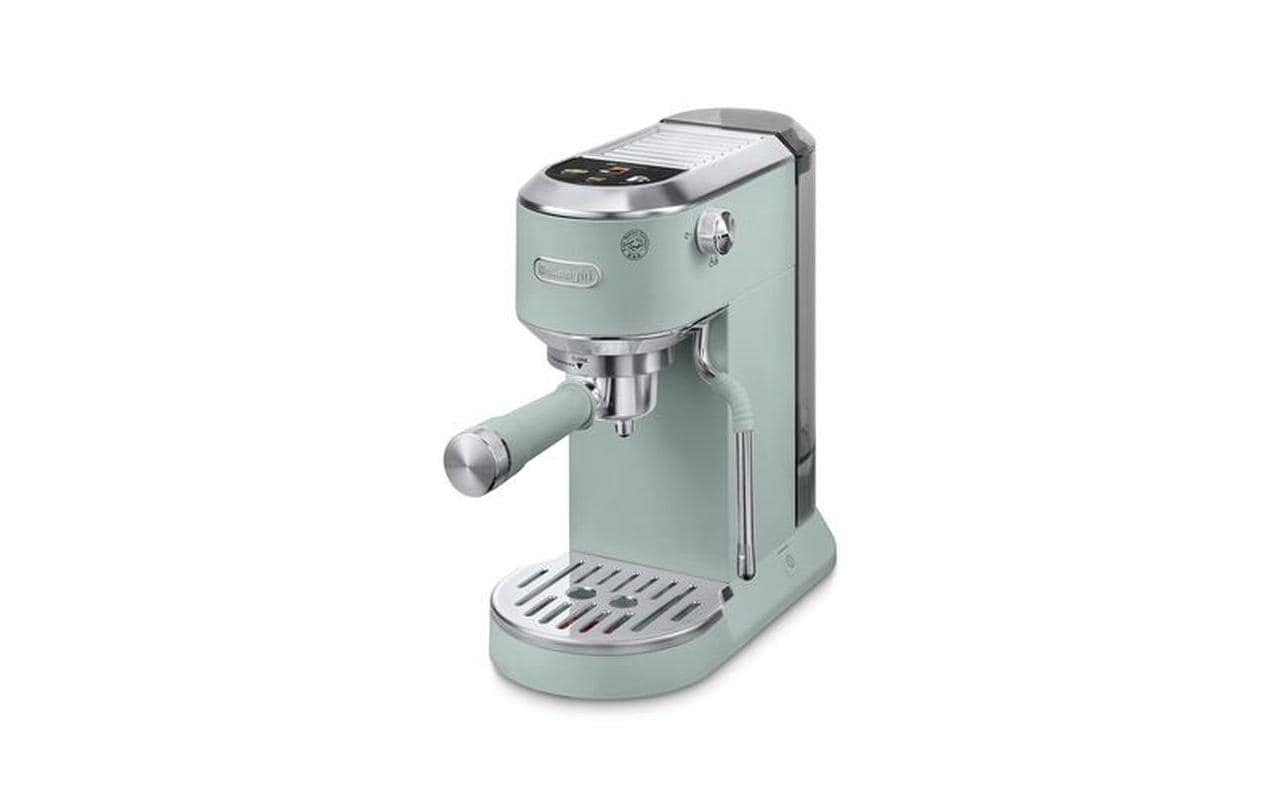 De’Longhi Dedica Duo EC890.M Siebträgermaschine – für E.S.E.-Pads, 15 bar, 1,1 l, Mint
