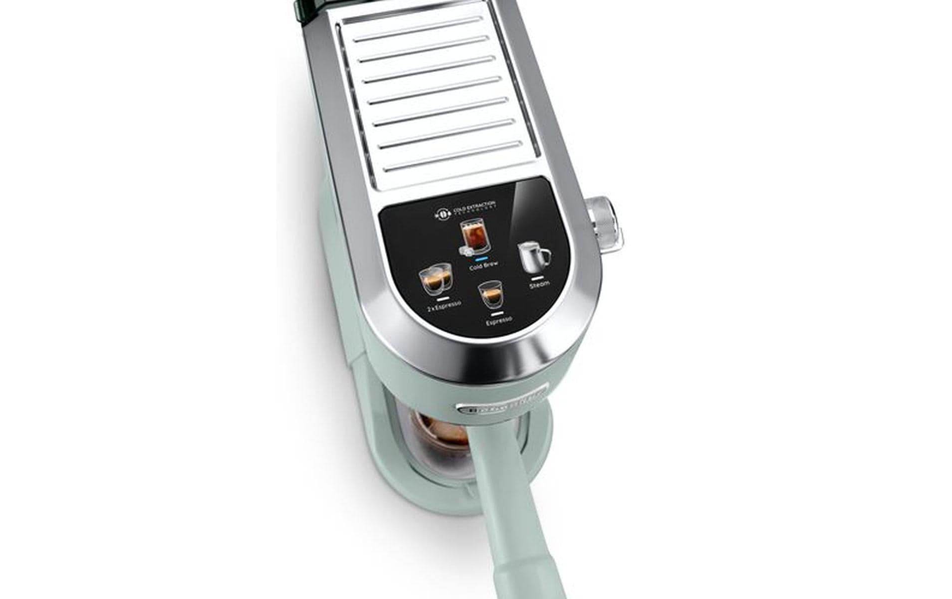 De’Longhi Dedica Duo EC890.M Siebträgermaschine – für E.S.E.-Pads, 15 bar, 1,1 l, Mint
