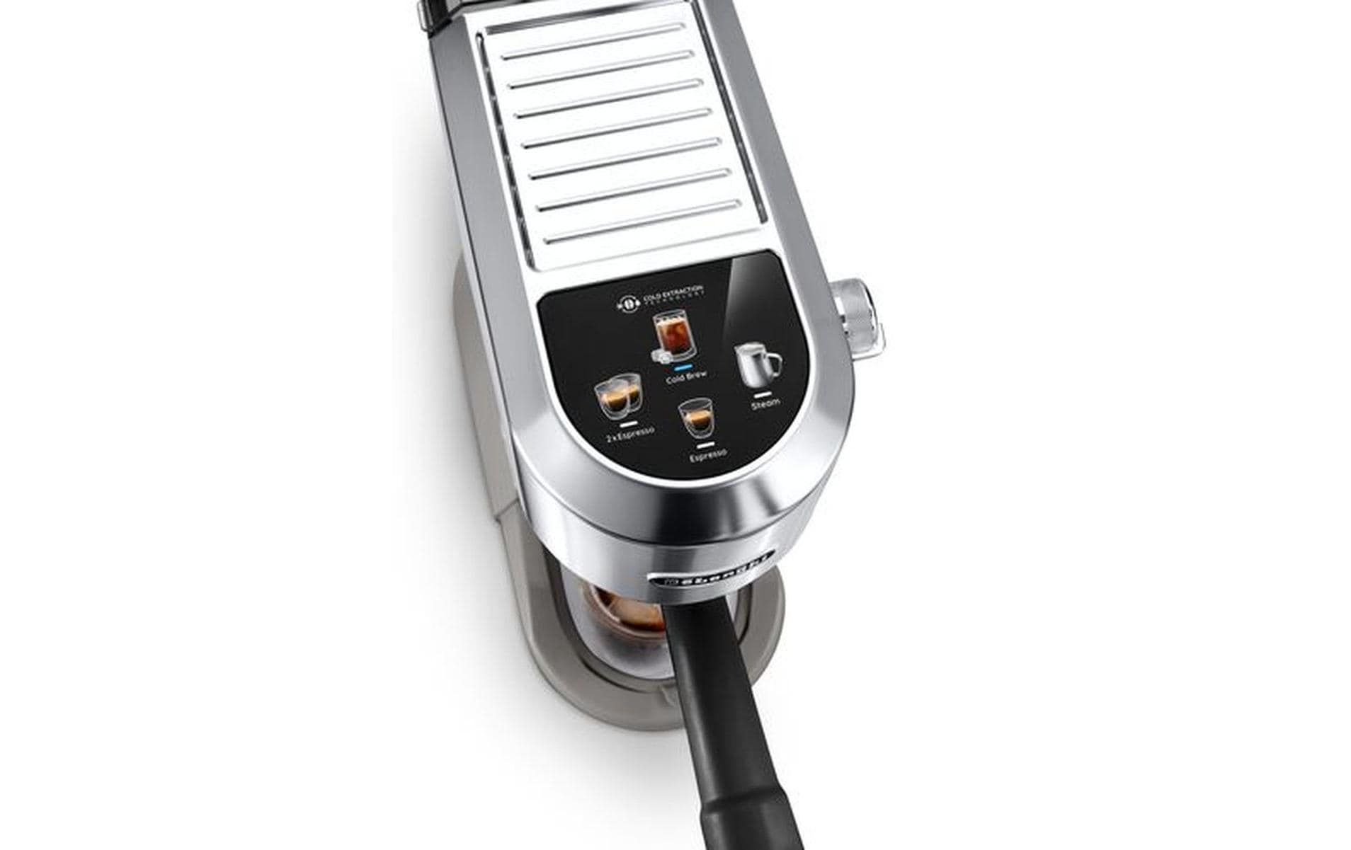 De’Longhi Dedica Duo EC890.M Siebträgermaschine – für E.S.E.-Pads, 15 bar, 1,1 l, Silber