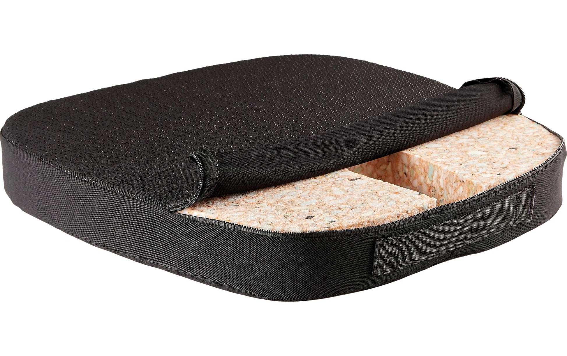 Fellowes Breyta Sitzkissen – 43 × 43 × 6,0 cm, Schaumstoff, abnehmbarer Bezug, schwarz