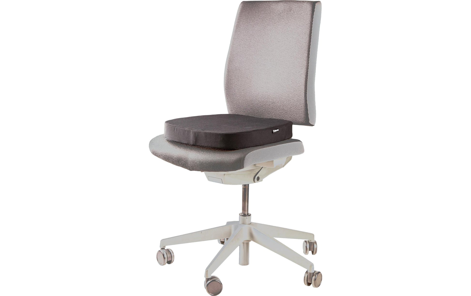 Fellowes Breyta Sitzkissen – 43 × 43 × 6,0 cm, Schaumstoff, abnehmbarer Bezug, schwarz