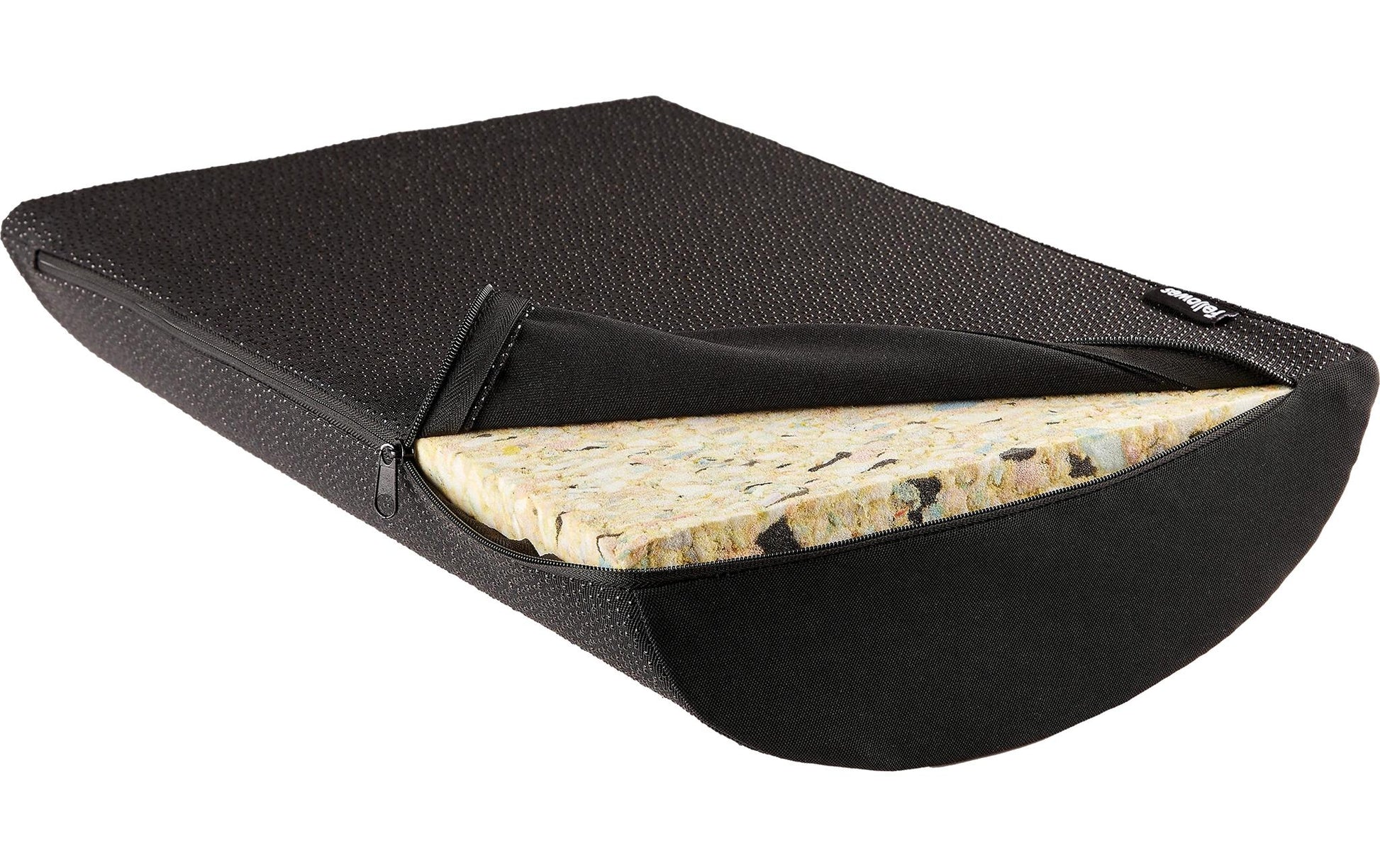 Fellowes Fusskissen Breyta – 30 × 45 × 10 cm, schwarz