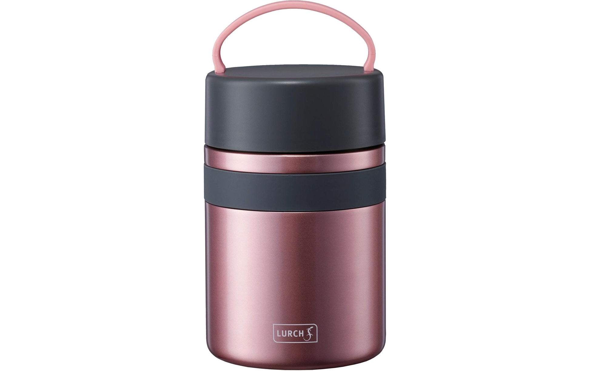 Lurch Isolierte Lunchbox 800 ml, Ø 11 × 19 cm, Edelstahl, Roségold