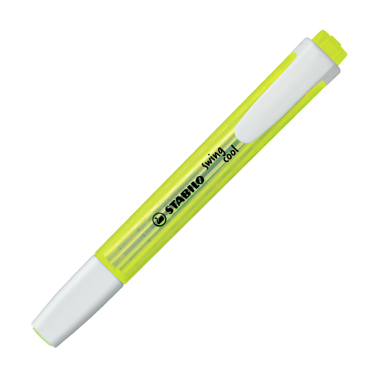 STABILO Swing Cool Pastell Textmarker – 4er Set, Farben sortiert, Keilspitze 1–4 mm