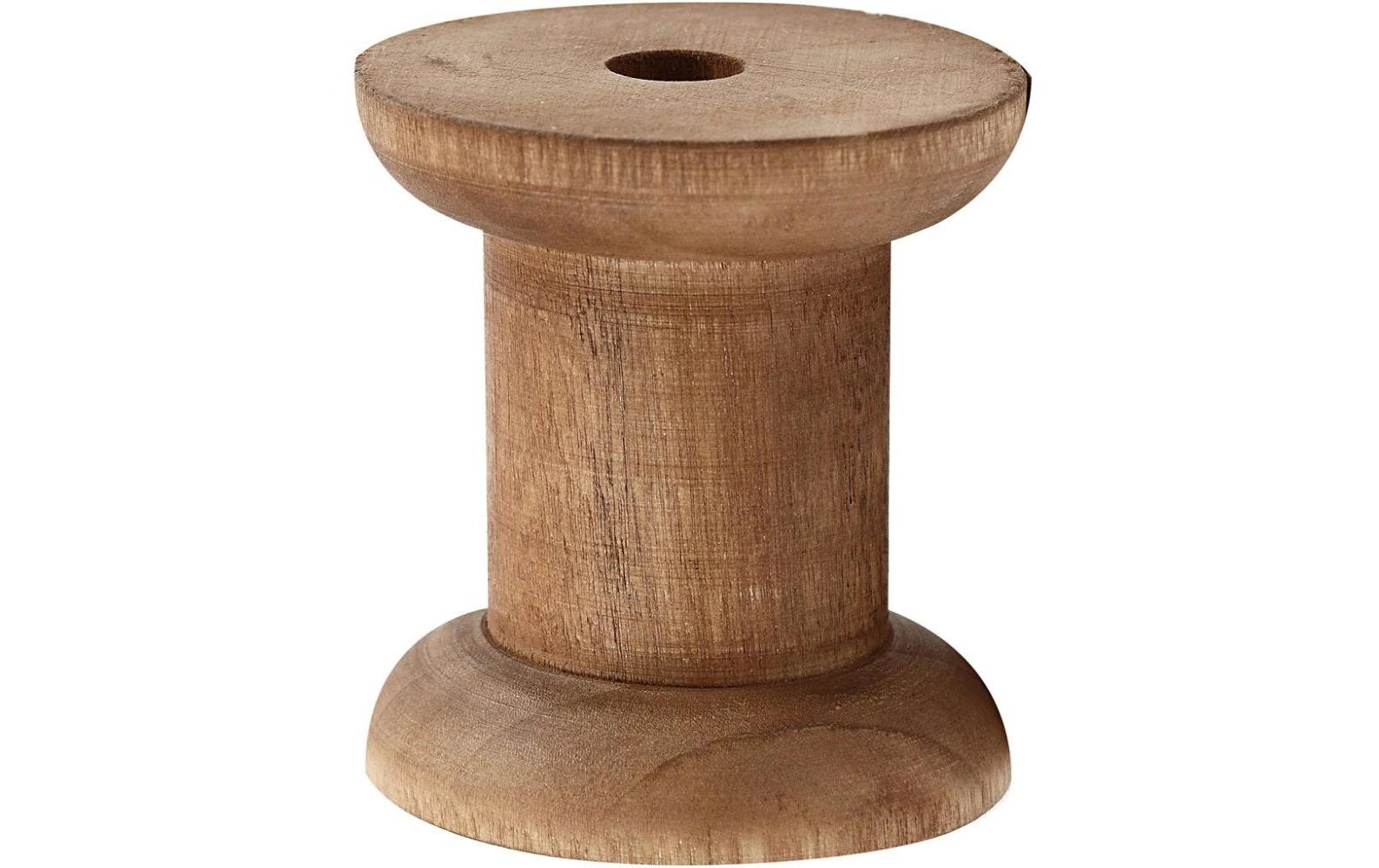 Creativ Company Holzrohling, Holz, braun, 5 × 5 × 5 cm, 10 Stk.