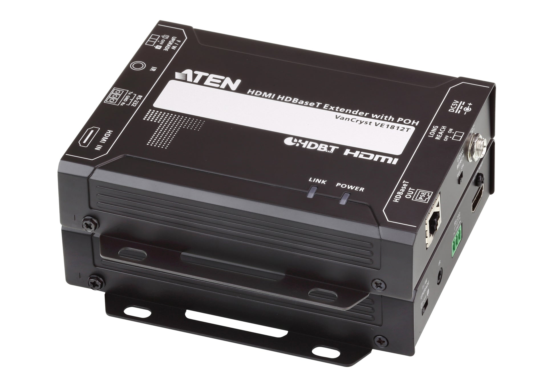 ATEN VE1812 – HDBaseT HDMI Extender-Set, 4K@30 Hz, 100 m (1080p: 150 m), POH, IR, RS-232, HDCP
