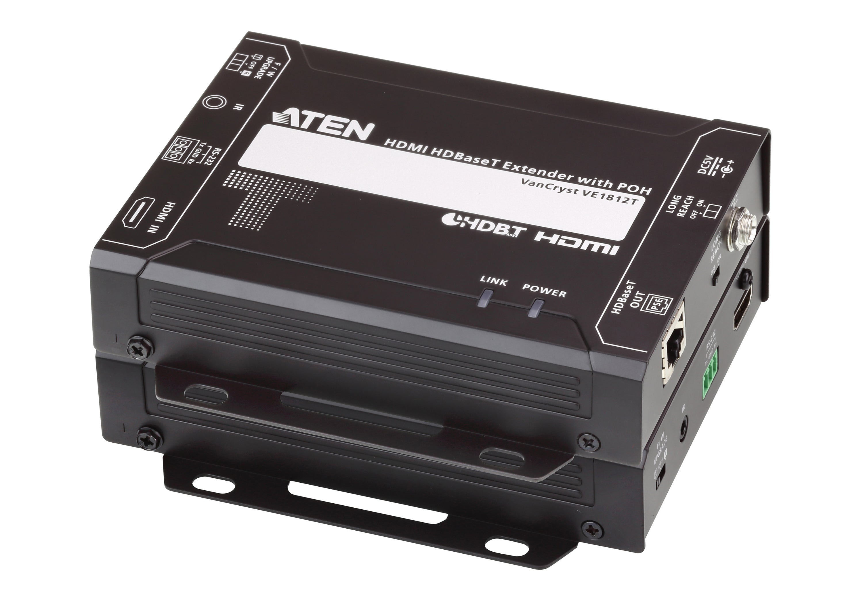 ATEN VE1812 – HDBaseT HDMI Extender-Set, 4K@30 Hz, 100 m (1080p: 150 m), POH, IR, RS-232, HDCP
