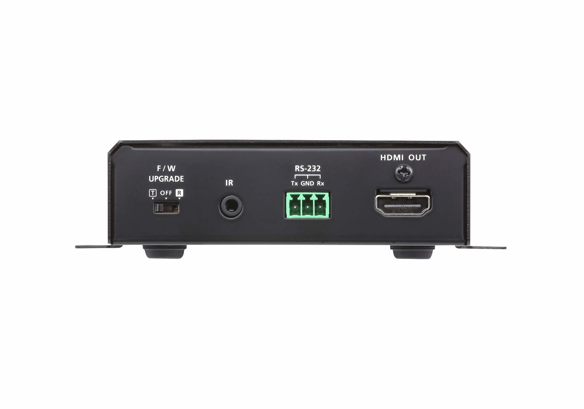 ATEN VE1812R – HDBaseT HDMI Empfänger über Cat6a, 1× HDMI Ausgang, 4K@30 Hz, 100 m, POH, RS-232, IR, HDCP, Schwarz