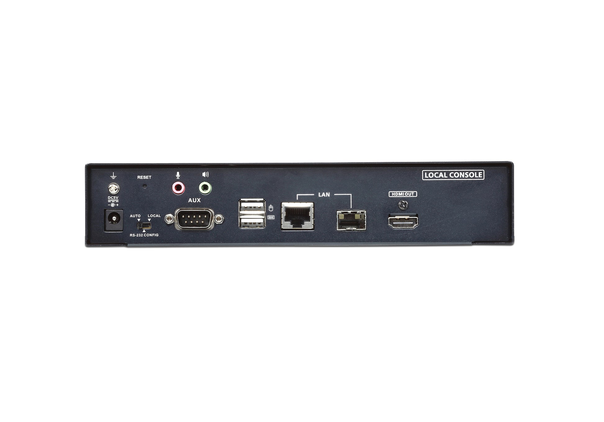 ATEN KE8950T – KVM-Extender (Sender), über IP, 4K@30 Hz, 2× HDMI, 2× USB‑A, 4:4:4, HDCP 1.4, 1 Gbit/s SFP