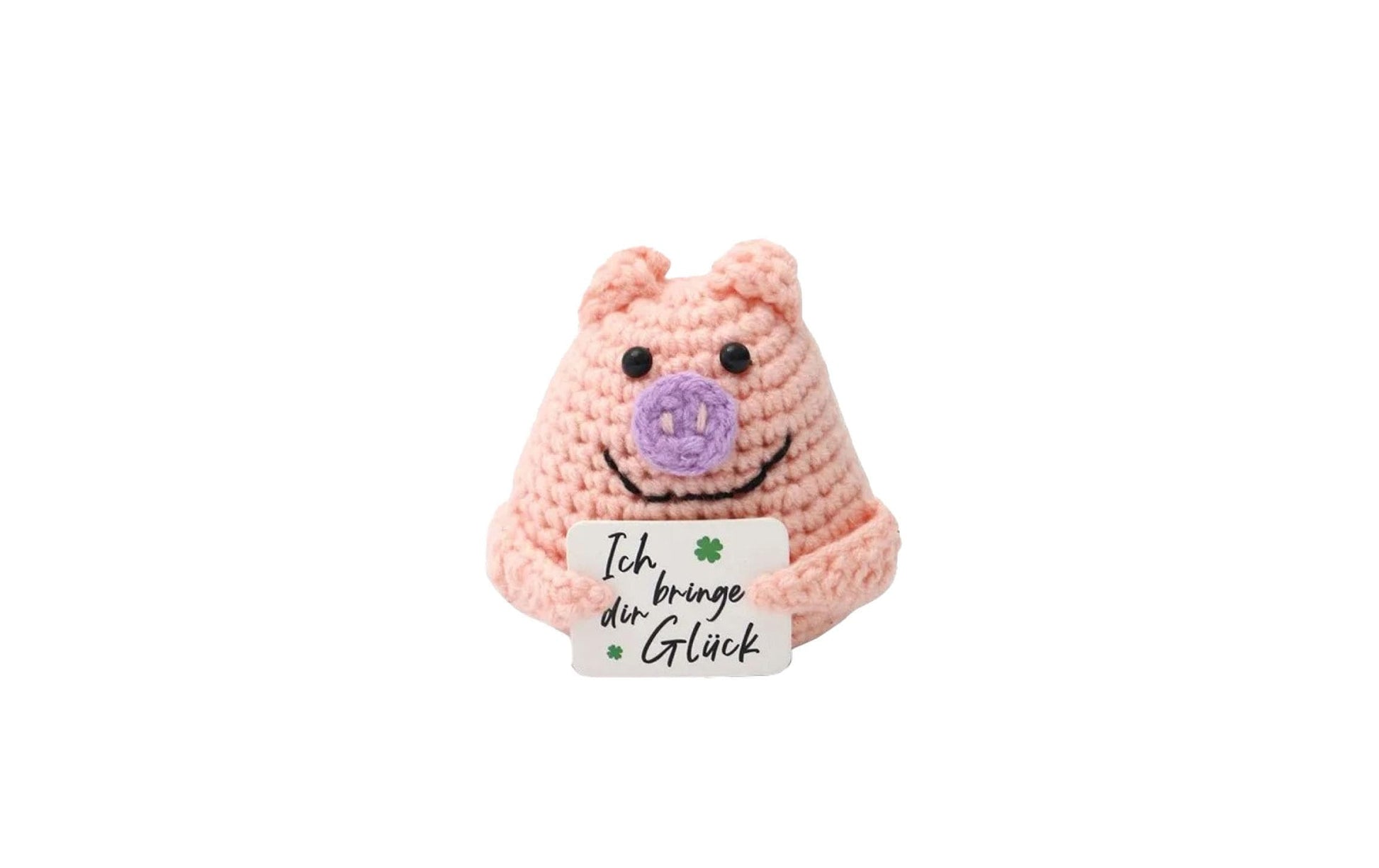 I am Creative Plüschtier Positive Pig – 6,0 cm – rosa