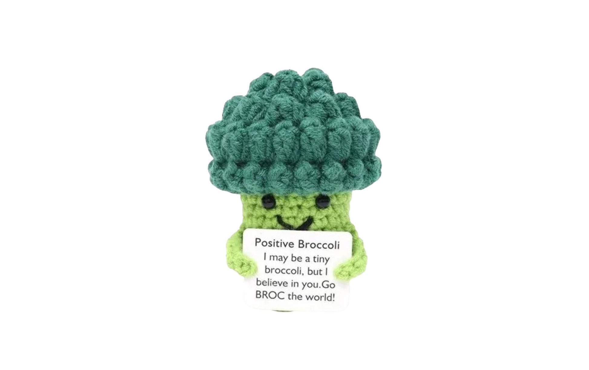 I am Creative Plüschtier Brokkoli – 10 cm – grün