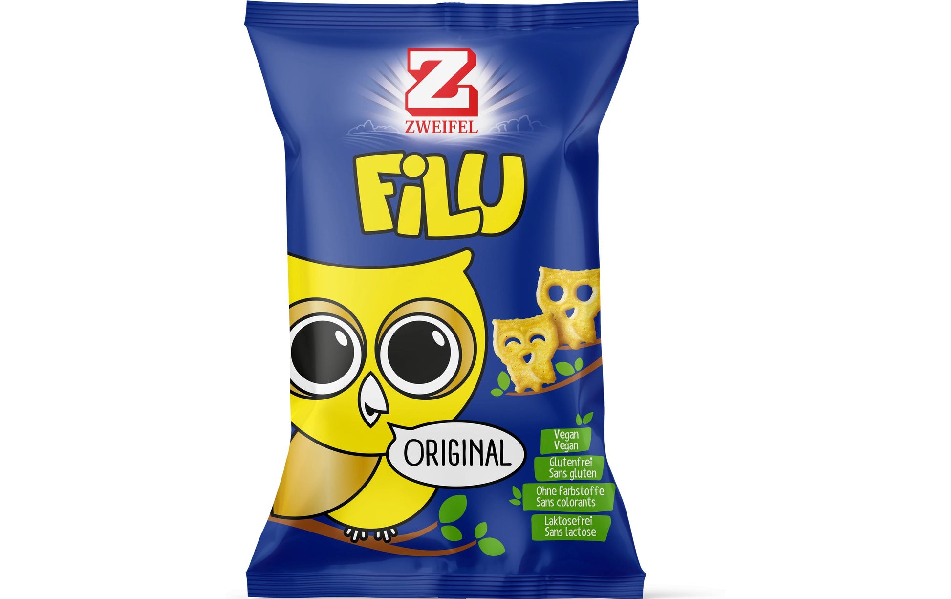 Zweifel Filu Chips Original, vegan, glutenfrei – 75 g