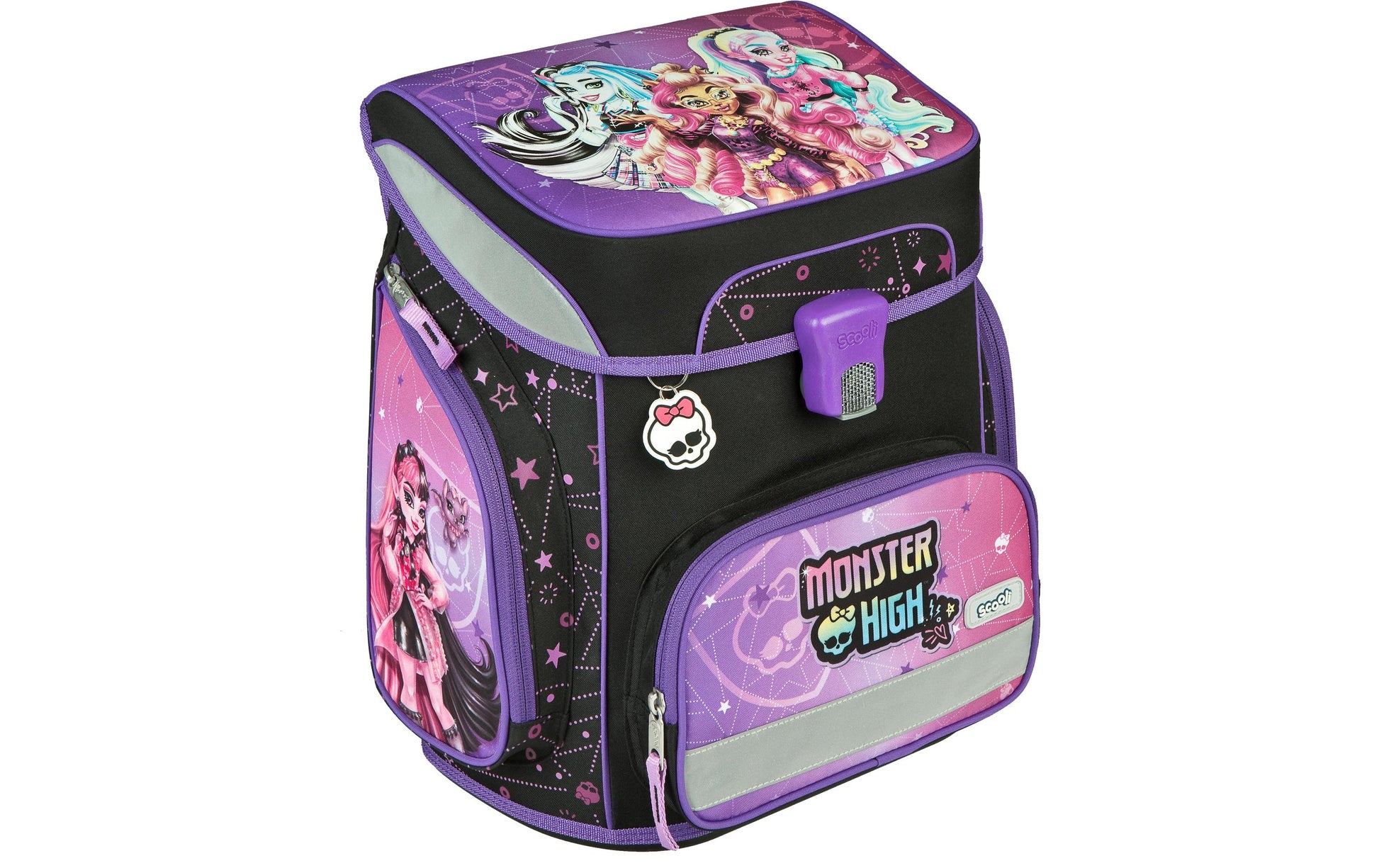 Scooli Schulrucksack-Set 5-teilig, Monster High, 18 l, 33×36,5×29 cm