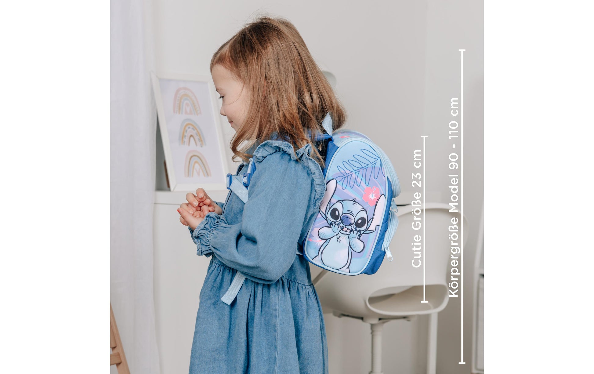 Scooli Stitch – Kindergartenrucksack, Lilo & Stitch, 21×12×24 cm