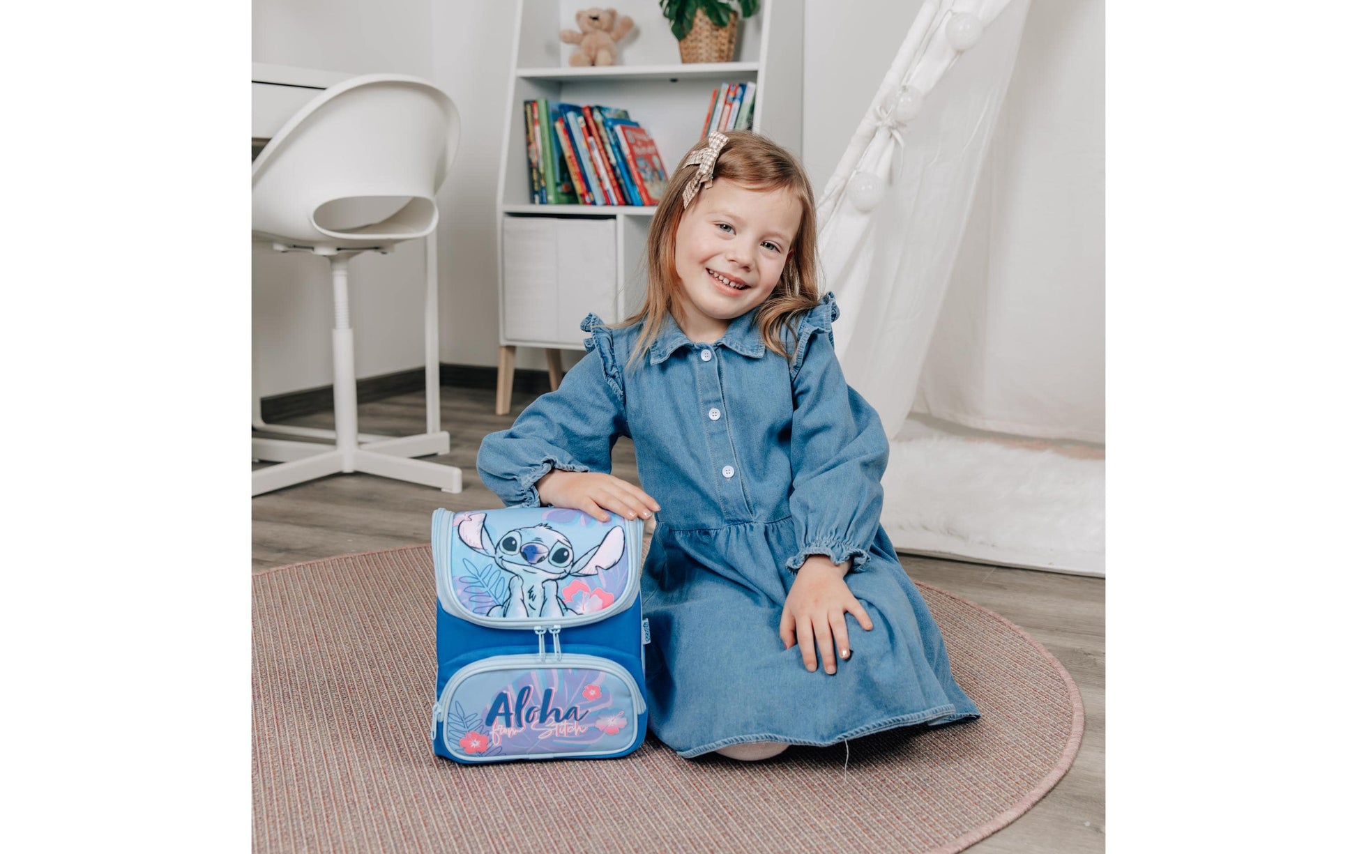 Scooli Stitch – Kindergartenrucksack, Lilo & Stitch, 21×12×24 cm