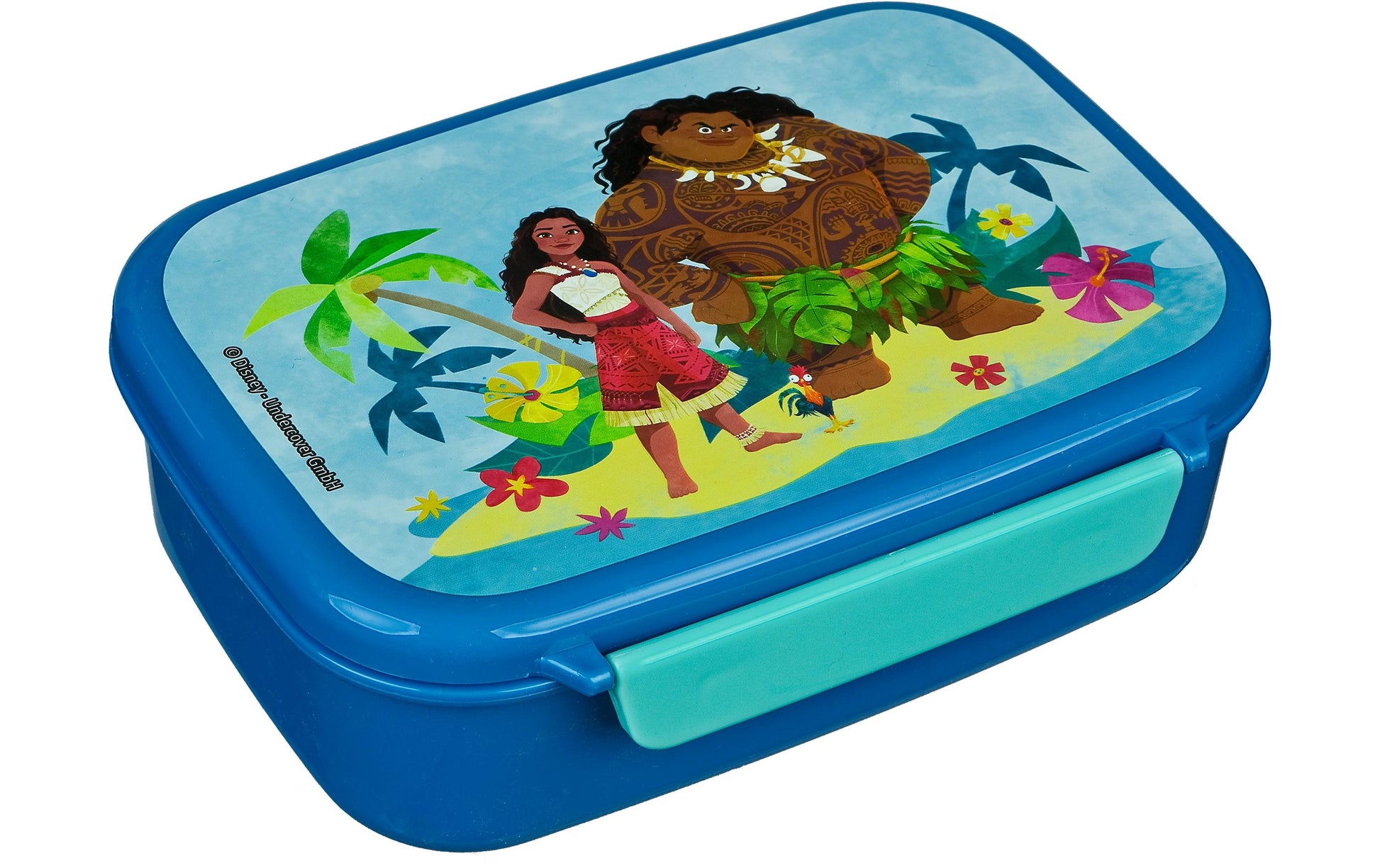Scooli Lunchbox 800 ml, 18 × 13,5 × 6 cm, Kunststoff, BPA-frei, blau (Dinosaurier)