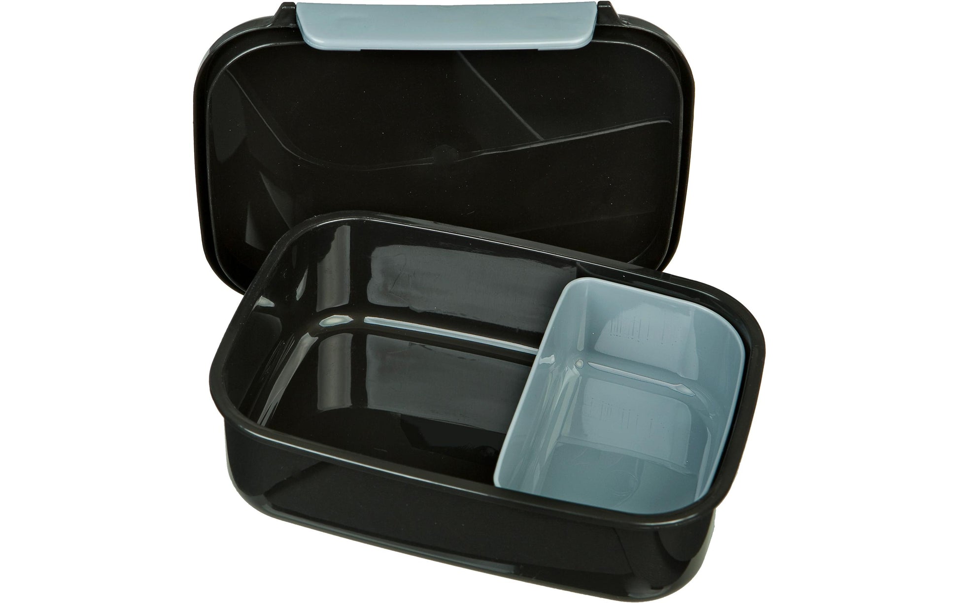 Scooli Lunchbox 800 ml, 18 × 13,5 × 6 cm, Kunststoff, schwarz, BPA-frei