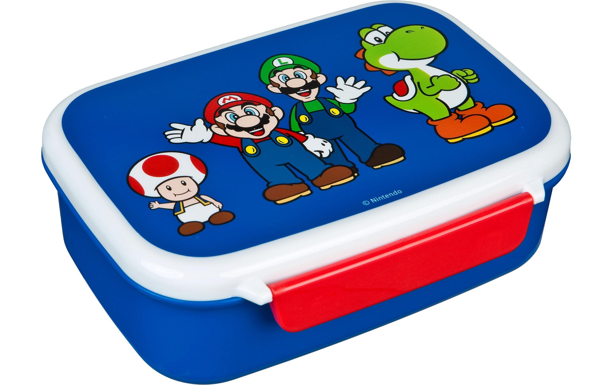 Scooli Super Mario – Lunchbox, 18 × 13,5 × 6 cm, mehrfarbig, BPA-frei