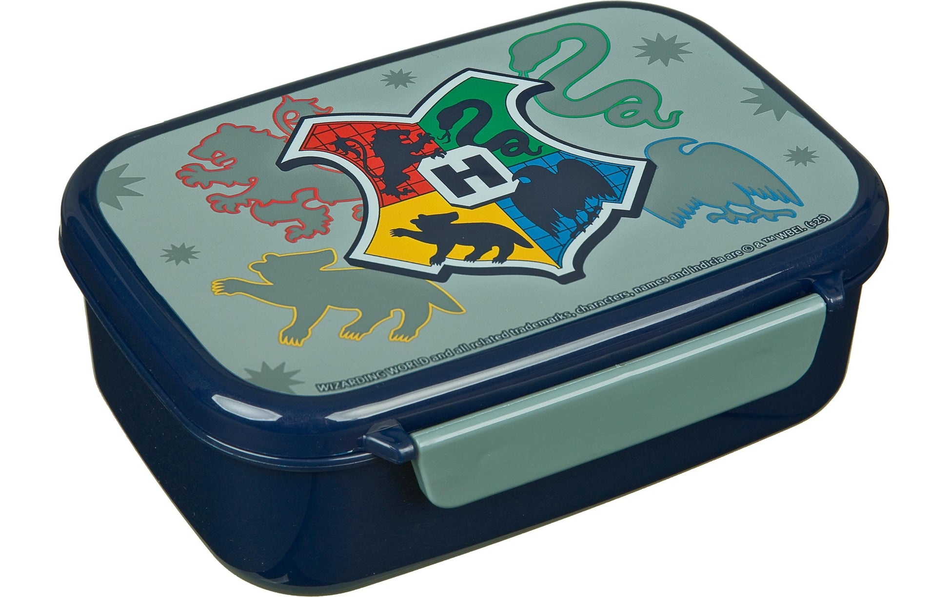 Scooli Harry Potter – Lunchbox 800 ml, 18 × 13,5 × 6 cm, Kunststoff, blau/mehrfarbig
