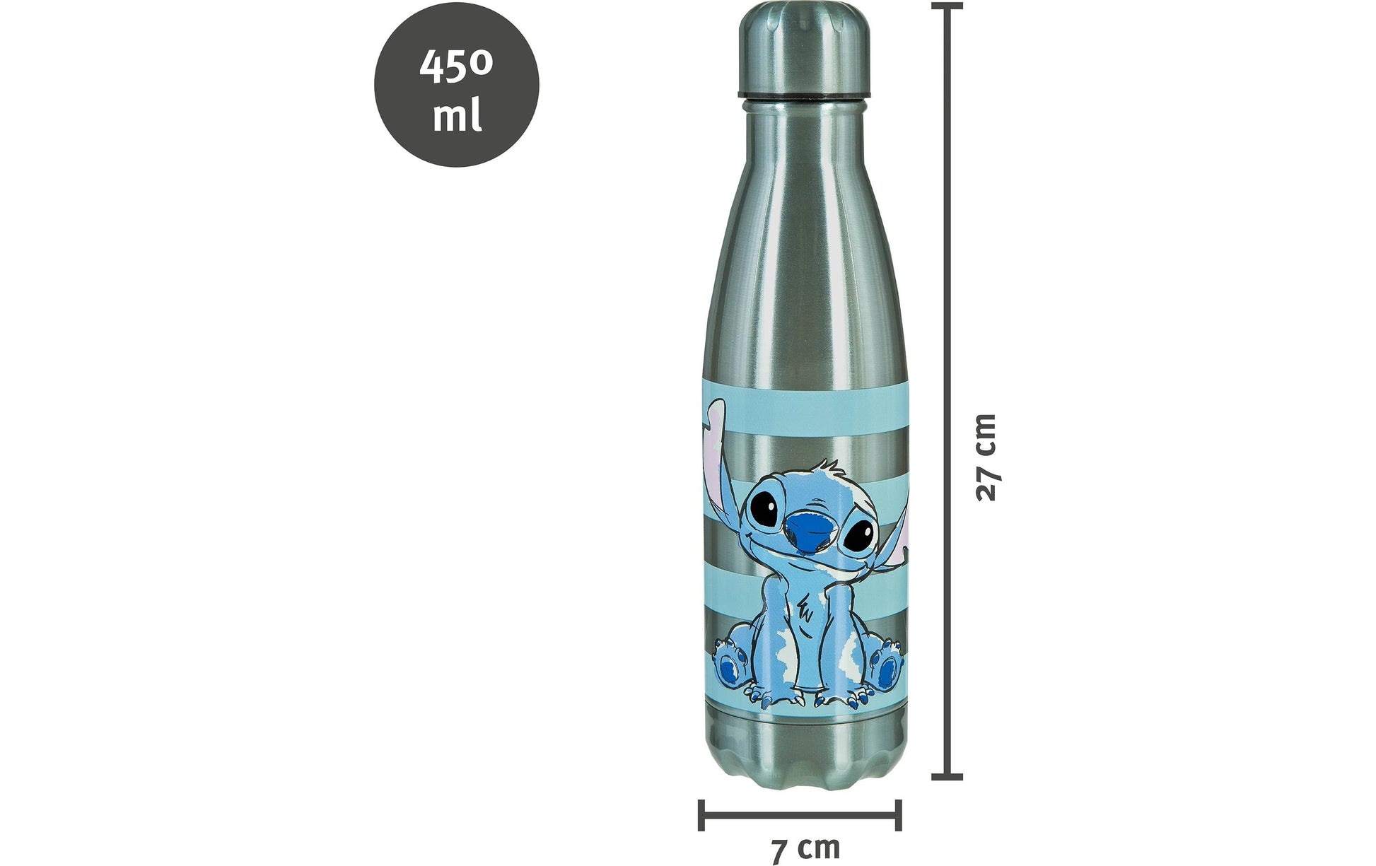 Scooli Isolierflasche 500 ml – Doppelwandig, Edelstahl, Lilo & Stitch