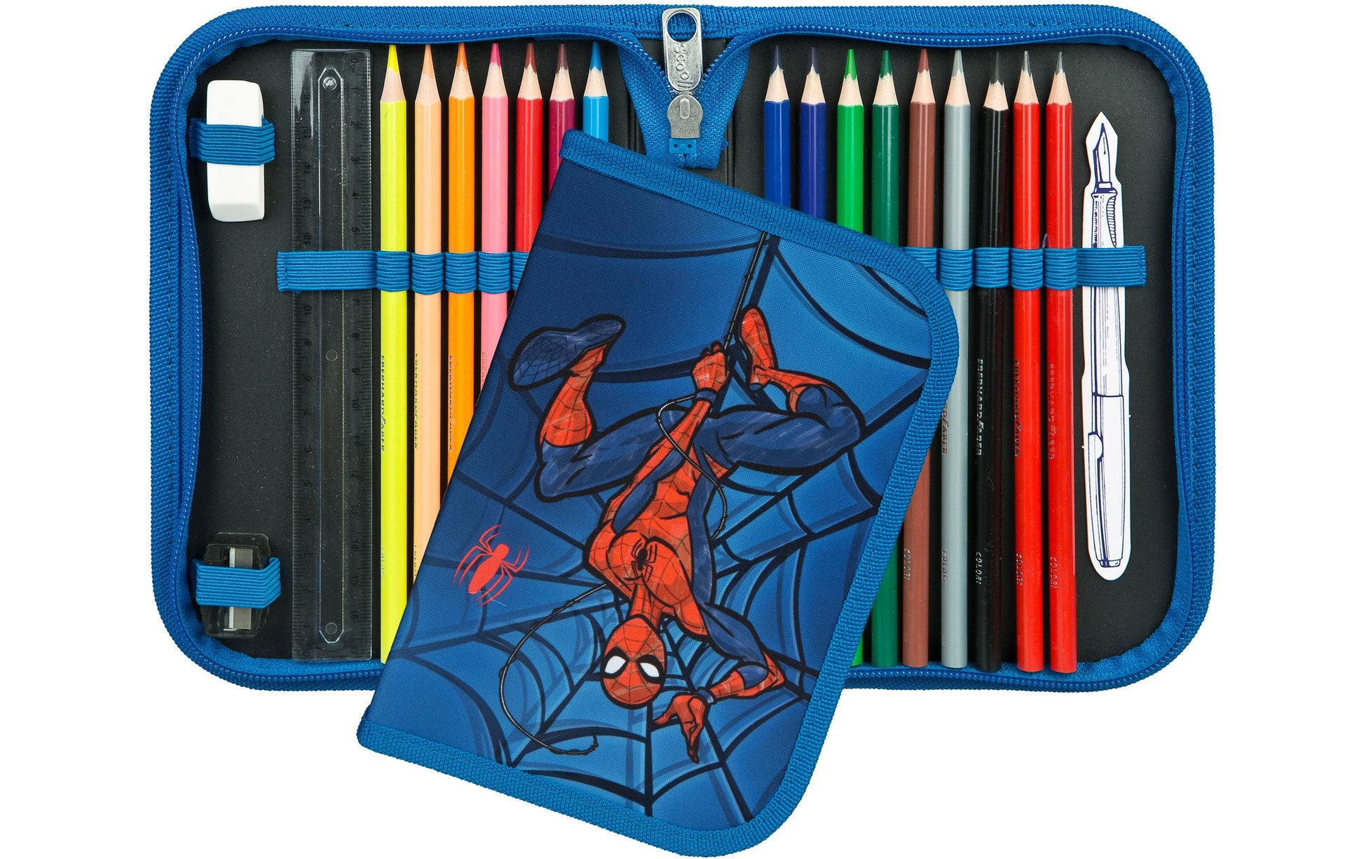 Scooli Schulrucksack-Set 5-teilig, Spider-Man, 18 l, 33×36,5×29 cm