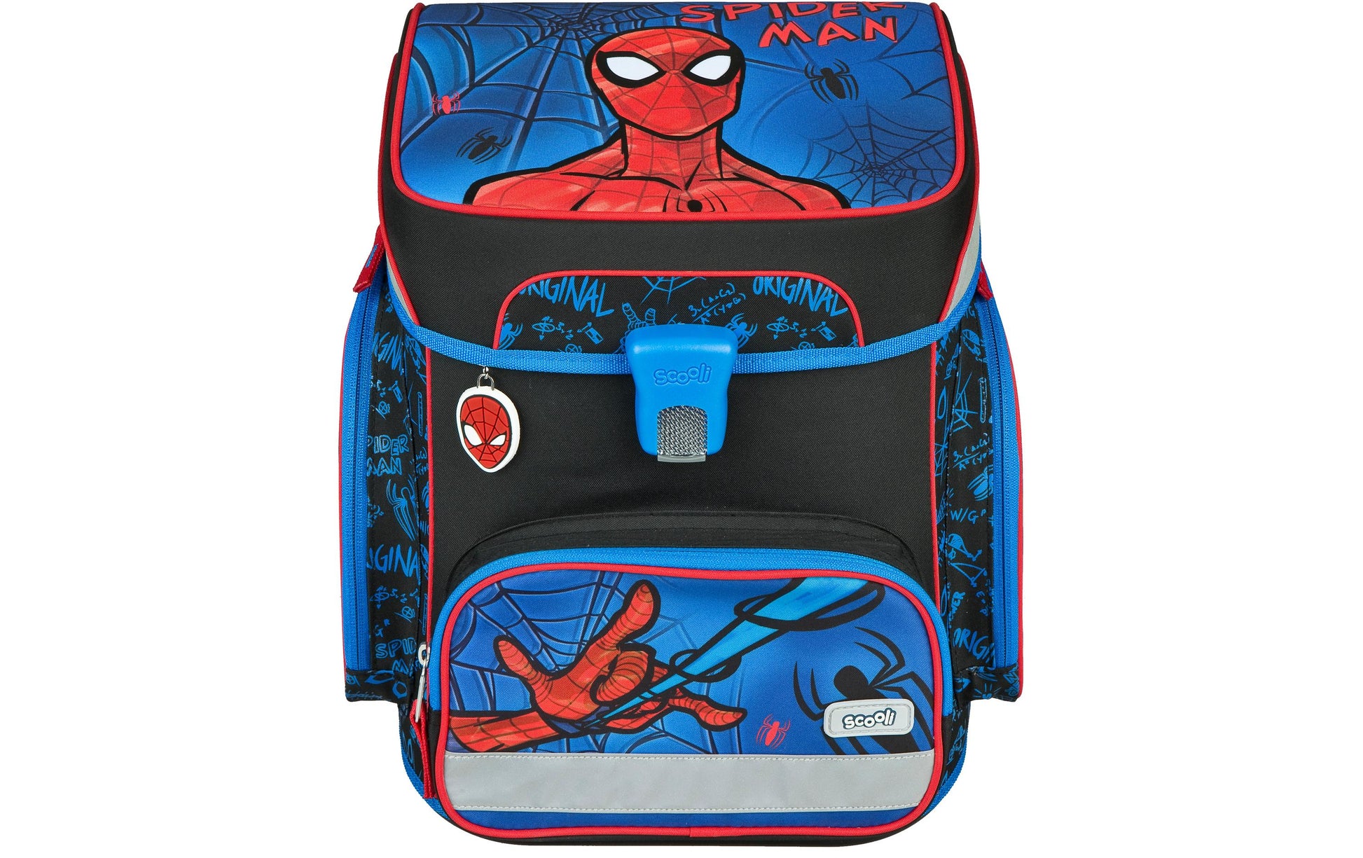 Scooli Schulrucksack-Set 5-teilig, Spider-Man, 18 l, 33×36,5×29 cm