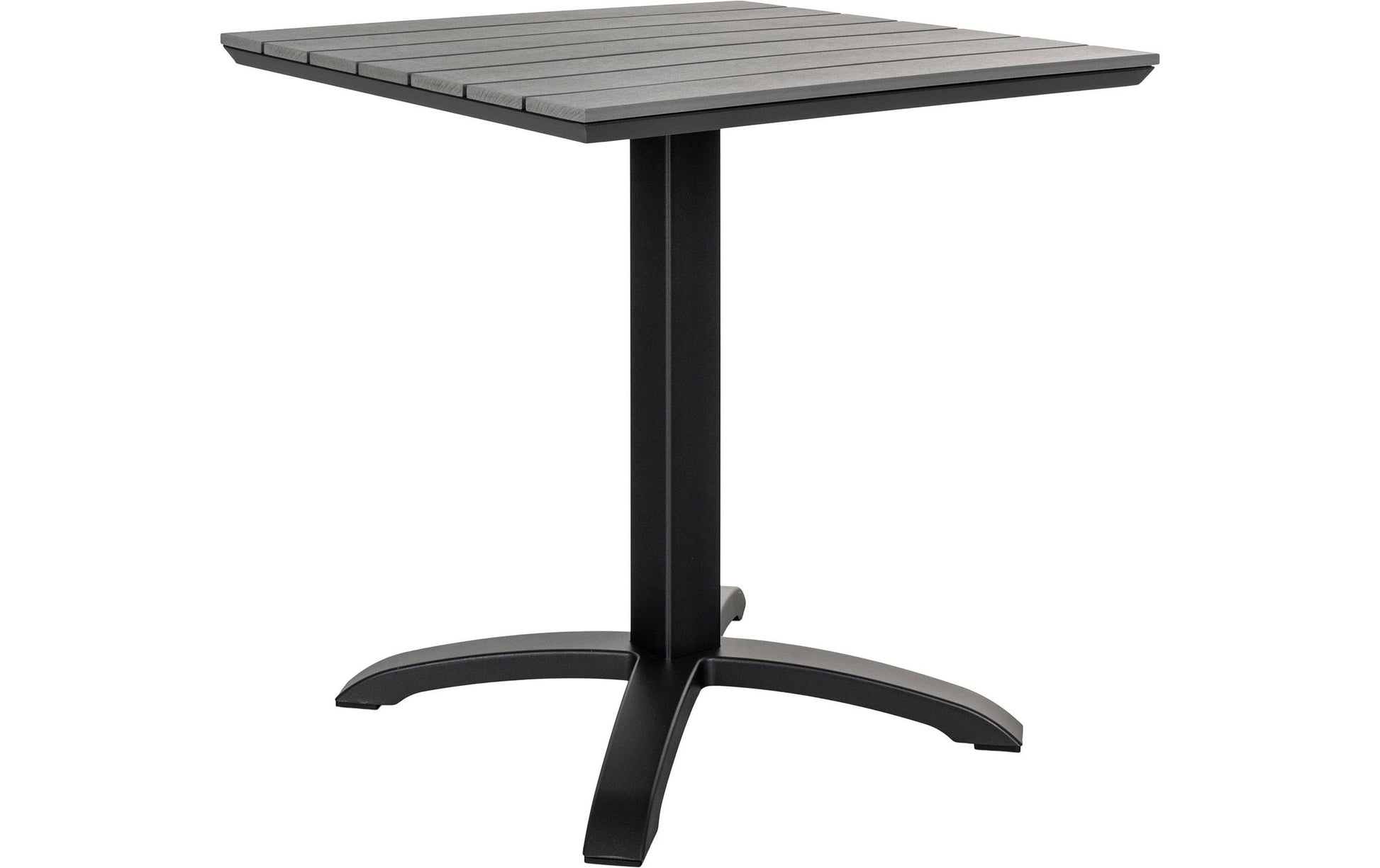 House Nordic Gartentisch – Schwarz – Aluminium – Tisch 70 × 70 × 72 cm