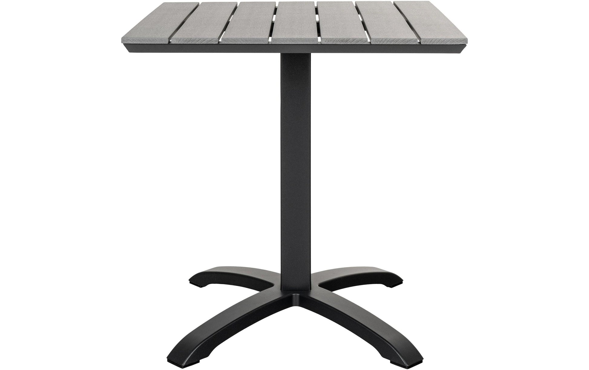 House Nordic Gartentisch – Schwarz – Aluminium – Tisch 70 × 70 × 72 cm