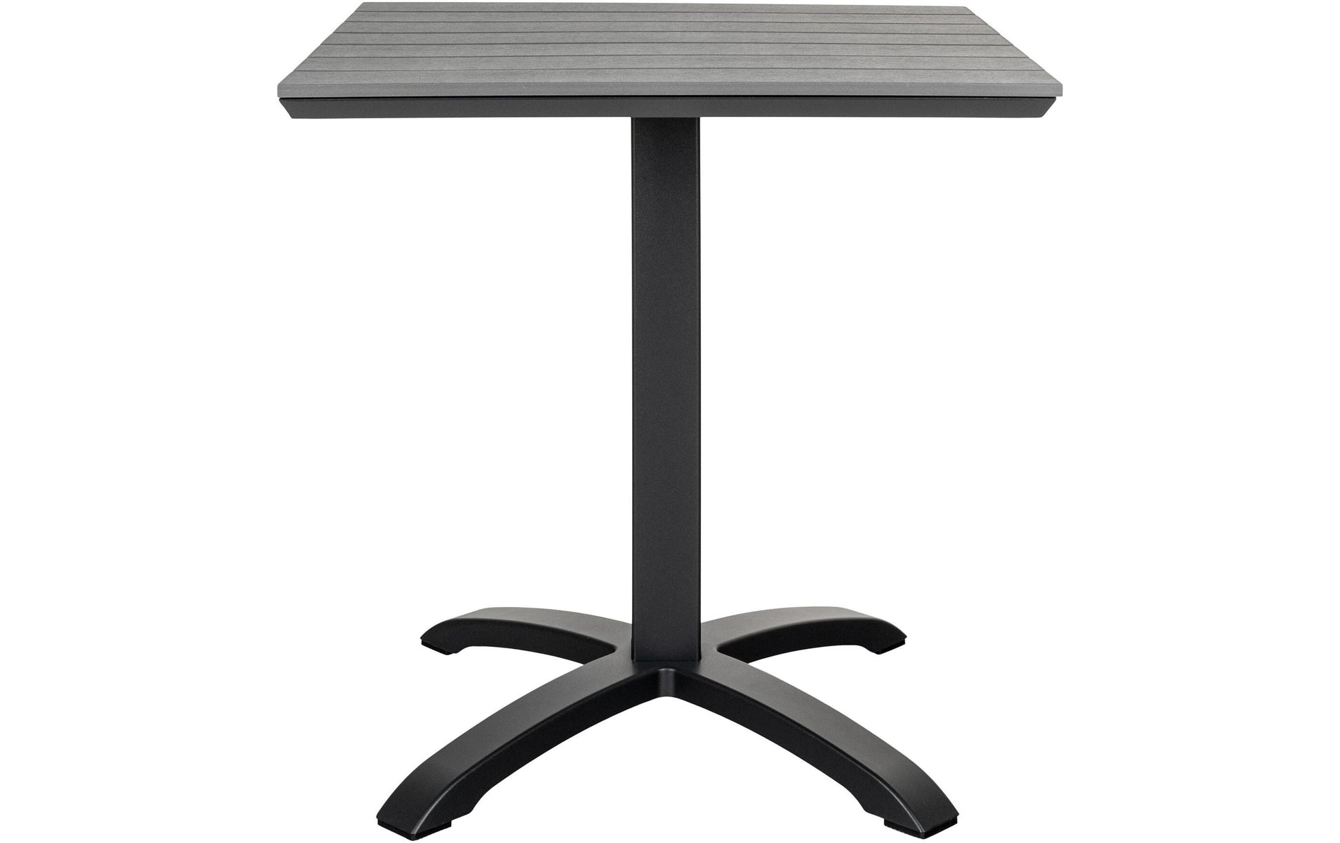 House Nordic Gartentisch – Schwarz – Aluminium – Tisch 70 × 70 × 72 cm