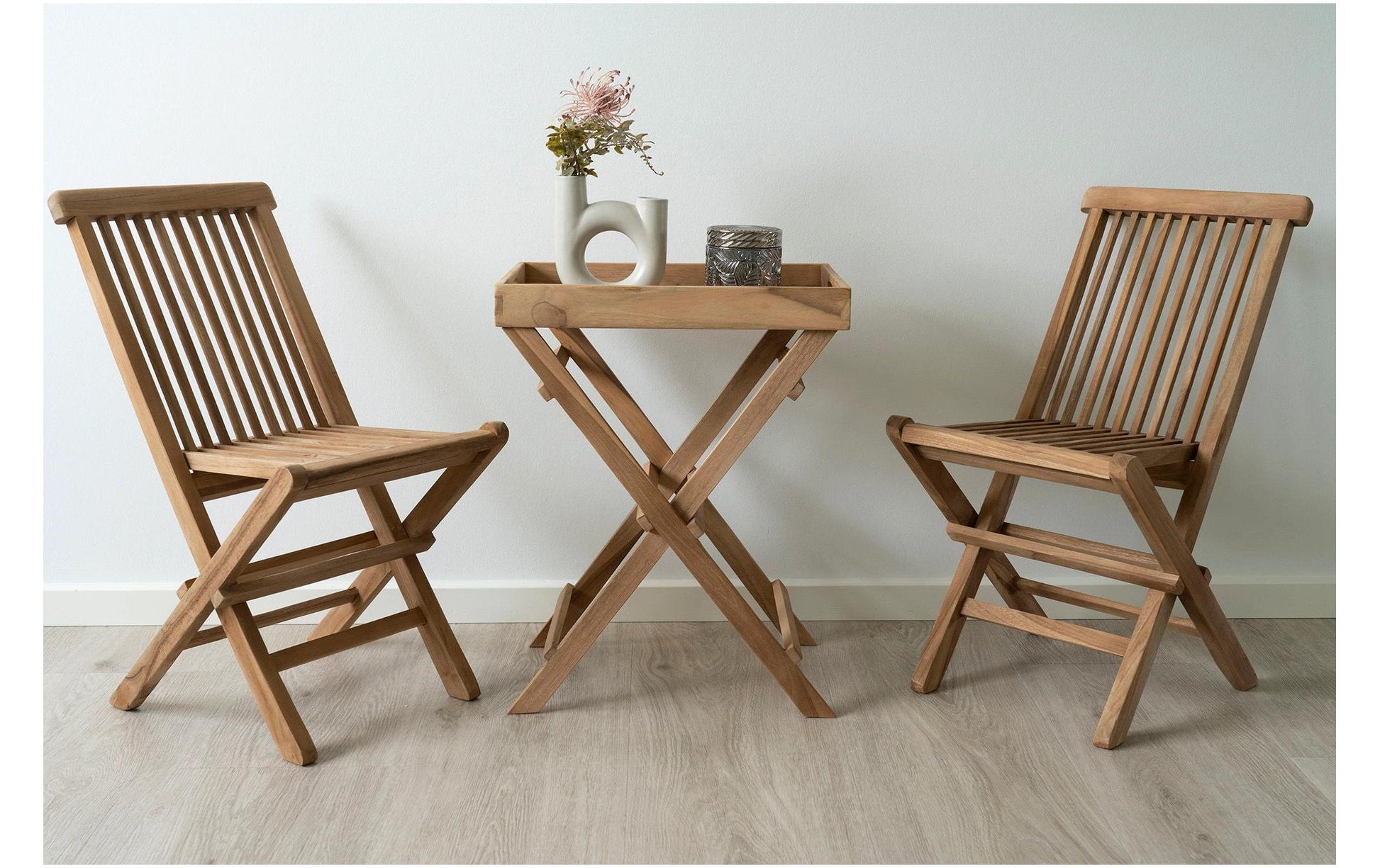House Nordic TV-Möbel 7501005 – 29 × 39 × 49,5 cm – Teakholz – Holzfarben