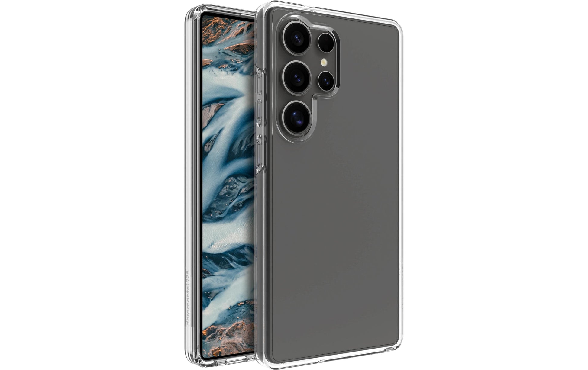 dbramante1928 Iceland Pro Backcover – für Samsung Galaxy S25 Ultra, Transparent, bis 3 m Sturzsicher