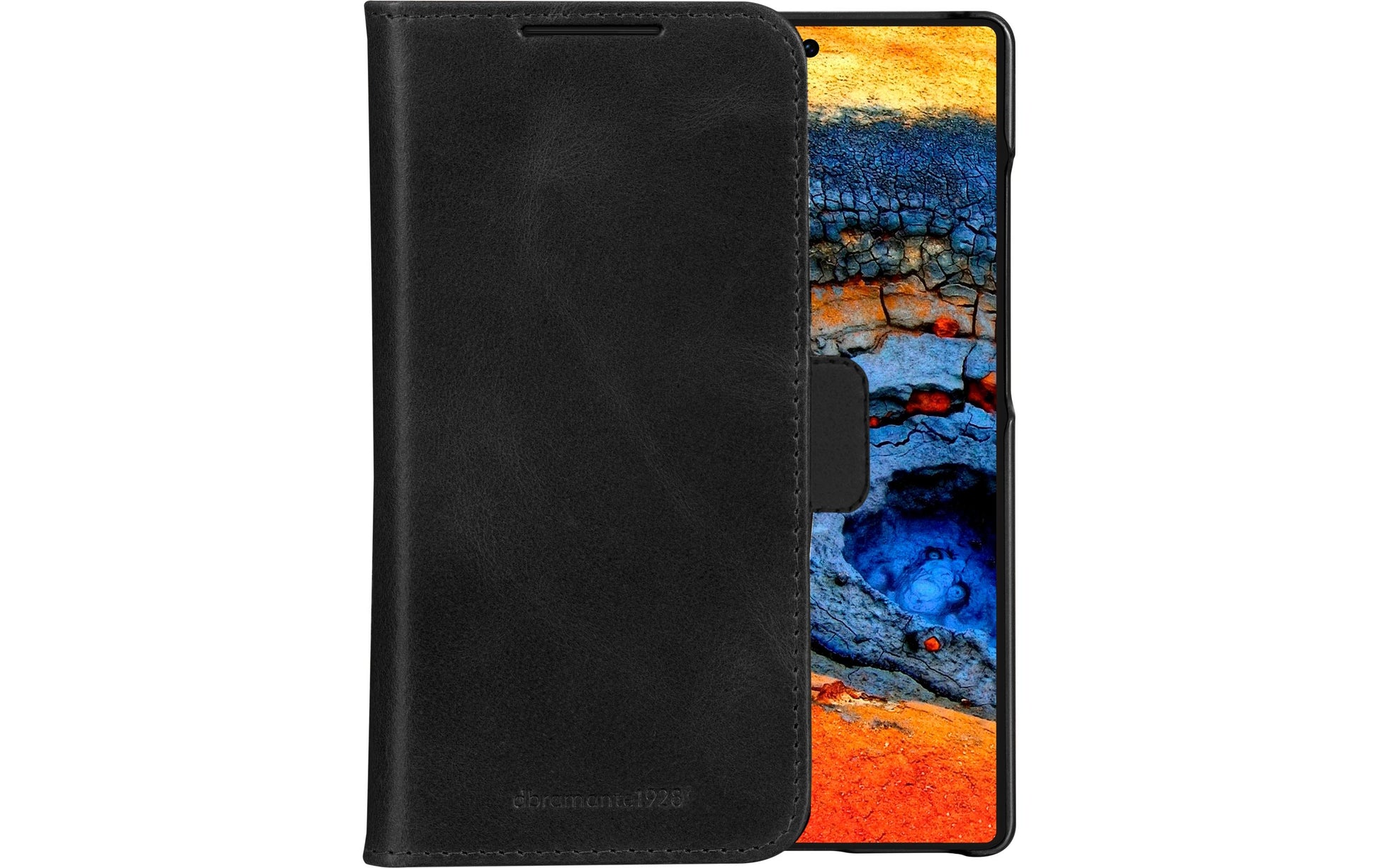 dbramante1928 Lynge Folio – für Samsung Galaxy S25 Ultra, Leder, Schwarz, mit Kartenfach