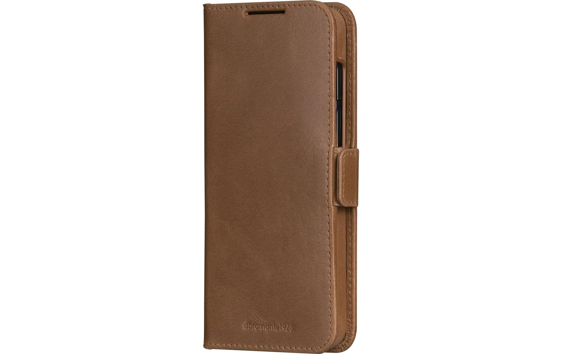 dbramante1928 Lynge Wallethülle – für Samsung Galaxy S25+, mit Kartenfach, Leder, Beige, stossdämpfend