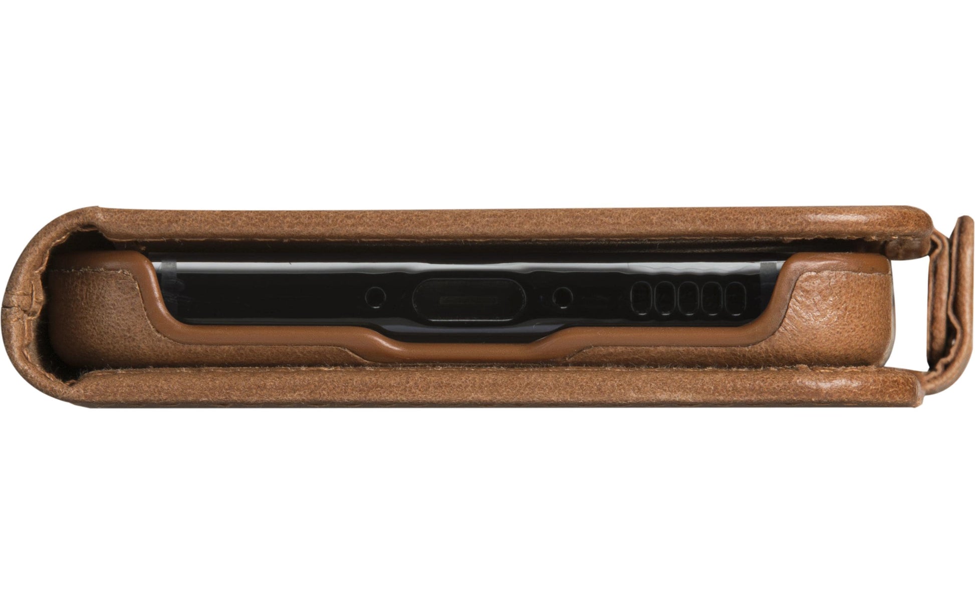 dbramante1928 Lynge Wallethülle – für Samsung Galaxy S25+, mit Kartenfach, Leder, Beige, stossdämpfend