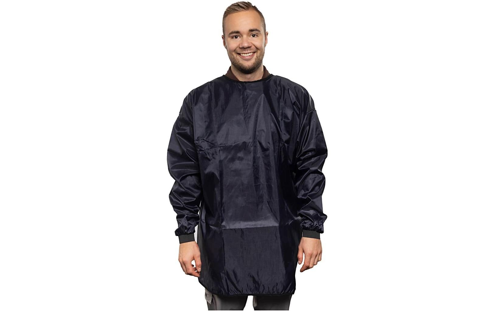 Creativ Company Schürze zum Bemalen – Nylon, 92 cm, Dunkelblau, mit Klettverschluss